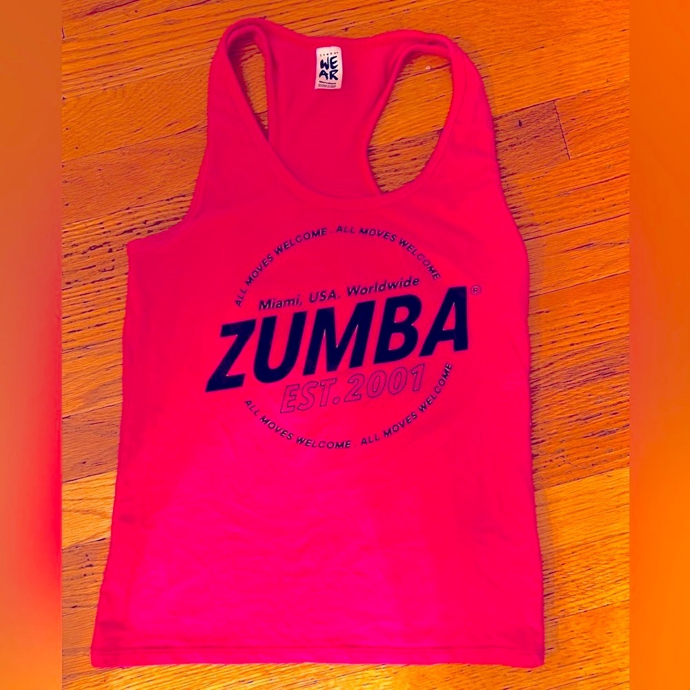 Zumba Fitness Vibrant Pink Workout Tank